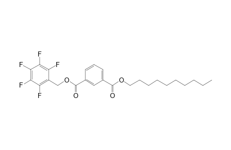 Isophthalic acid, decyl pentafluorobenzyl ester