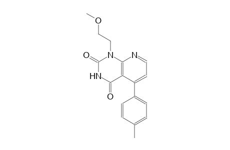 pyrido[2,3-d]pyrimidine-2,4(1H,3H)-dione, 1-(2-methoxyethyl)-5-(4-methylphenyl)-