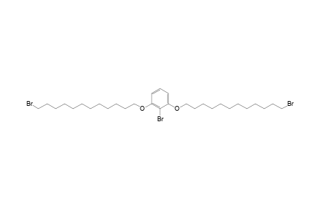 2-Bromanyl-1,3-bis(12-bromanyldodecoxy)benzene