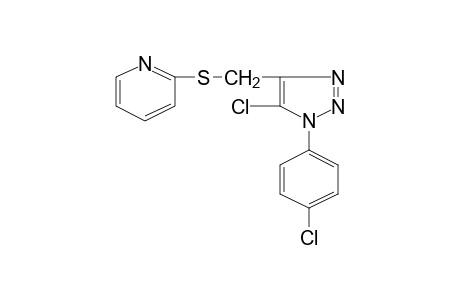 5-chloro-1-(p-chlorophenyl)-4-{(2-pyridyl)thio]methyl}-1H-1,2,3-triazole