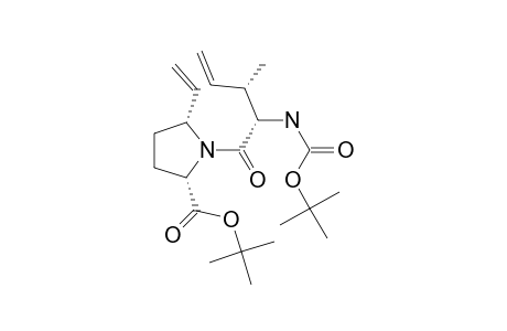 (2S,5R)-TERT.-BUTYL-1-[(2S,3S)-2-[(TERT.-BUTOXYCARBONYL)-AMINO]-3-METHYL-PENT-4-ENOYL]-5-VINYL-PYRROLIDINE-2-CARBOXYLATE