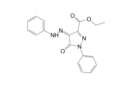 4,5-dioxo-1-phenyl-2-pyrazoline-3-carboxylic acid, ethyl ester, 4-(phenylhydrazone)