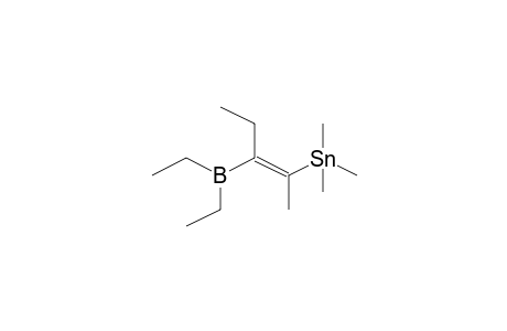 Borane, diethyl[1-ethyl-2-(trimethylstannyl)-1-propenyl]-