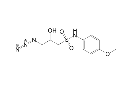 3-azido-2-hydroxy-N-(4-methoxyphenyl)propane-1-sulfonamide
