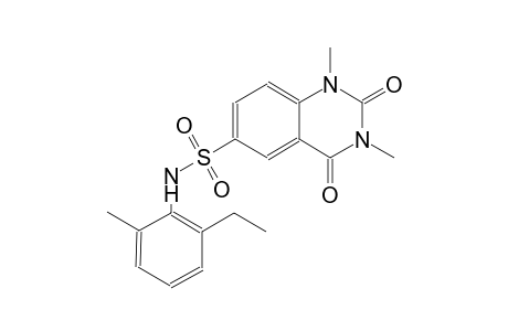 N-(2-ethyl-6-methylphenyl)-1,3-dimethyl-2,4-dioxo-1,2,3,4-tetrahydro-6-quinazolinesulfonamide