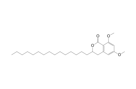 (dl)-3-Pentadecyl-6,8-dimethoxy-3,4-dihydroisocoumarin