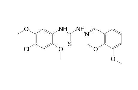 4-(4-chloro-2,5-dimethoxyphenyl)-1-(2,3-dimethoxybenzylidene)-3-thiosemicarbazide