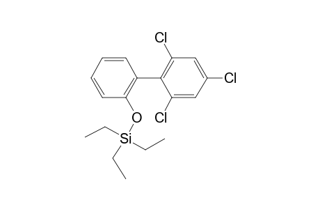 2-Hydroxy-2',4',6'-trichlorobiphenyl, triethylsilyl ether