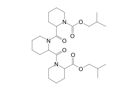 Pipecolylpipecolylpipecolic acid, N-isobutoxycarbonyl-, isobutyl ester