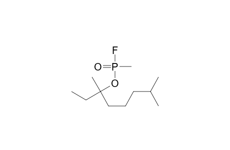 1-Ethyl-1,5-dimethylhexyl methylphosphonofluoridoate