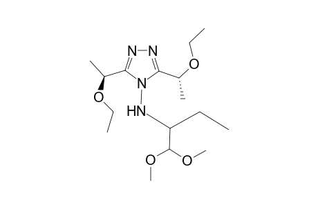 N-[(2R/S)-1,1-dimethoxybutan-2-yl]-3,5-bis[(1S)-1-ethoxyethyl]-4H-1,2,4-triazol-4-amine