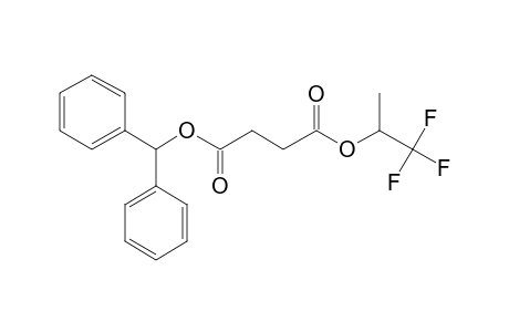 Succinic acid, 1,1,1-trifluoroprop-2-yl diphenylmethyl ester