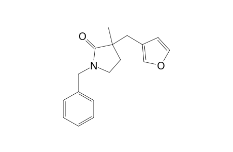 1-Benzyl-3-(furan-3-ylmethyl)-3-methylpyrrolidin-2-one