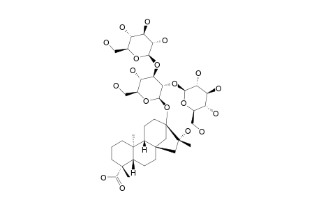 13-[(2-O-BETA-D-GLUCOPYRANOSYL-3-O-BETA-D-GLUCOPYRANOSYL-BETA-D-GLUCOPYRANOSYL)-OXY]-16-BETA-HYDROXY-ENT-KAURAN-19-OIC-ACID