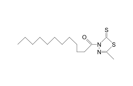 3-Dodecanoyl-5-methyl-2,3-dihydro-1,3,4-thiadiazol-2-one