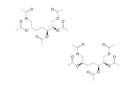 1-ACETAMIDO-2,5,6,7-TETRA-O-ACETYL-1,3,4-TRI-DEOXY-D-(LYXO,XYLO)-HEPTITOL;MIXTURE
