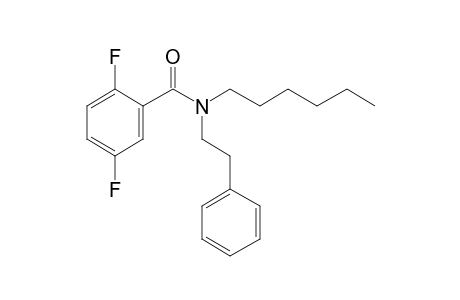 Benzamide, 2,5-difluoro-N-(2-phenylethyl)-N-hexyl-