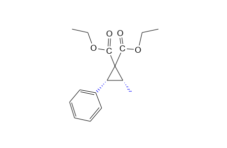 cis-2-Methyl-3-phenyl-1,1-cyclopropanedicarboxylic acid, diethyl ester