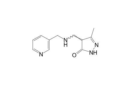 3-methyl-4-{{[(3-pyridyl)methyl]amino}methylene}-2-pyrazolin-5-one