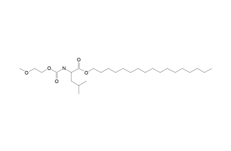 L-Leucine, N-(2-methoxyethoxycarbonyl)-, heptadecyl ester