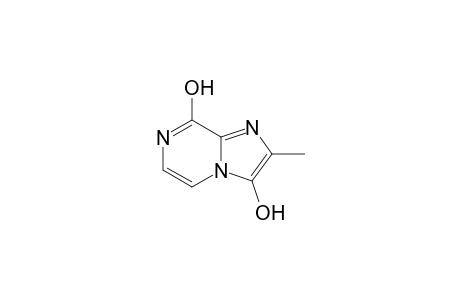 3,8-DIHYDROXY-2-METHYLIMIDAZO-[1,2-A]-PYRAZINE