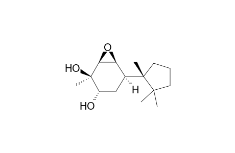 (1S,2R,4S,5R,6S)-5-methyl-2-[(1S)-1,2,2-trimethylcyclopentyl]-7-oxabicyclo[4.1.0]heptane-4,5-diol