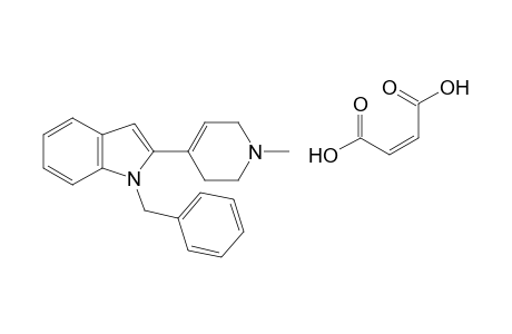 1-benzyl-2-(1-methyl-1,2,3,6-tetrahydro-4-pyridyl)indole, maleate(1:1)