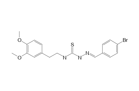 1-(4"'-Bromobenzylidene)-4-[2'-(3",4"-dimethoxyphenyl)ethyl]-3-thiosemicarbazide