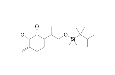 (1S,2 R)-3-{2'-{[Dimethyl(1",1",2"-trimethylpropyl)silyl]oxy}-1'-methylethyl}-6-methylenecyclohexane-1,2-diol