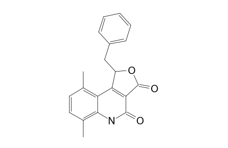 9-Benzyl-1,4-dimethyl-2,5-dihydrofurano[2,3-c]quinoline-6,7-dione