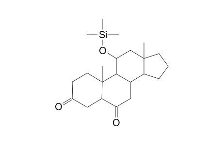 5.alpha.-Androstan-11.alpha.-ol-3,6-dione(11.alpha.-trimethylsilyl ether)