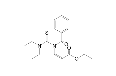 (Z)-ETHYL-3-[[BENZOYL-(DIETHYLAMINO)-CARBOTHIOYL]-AMINO]-2-PROPENOATE