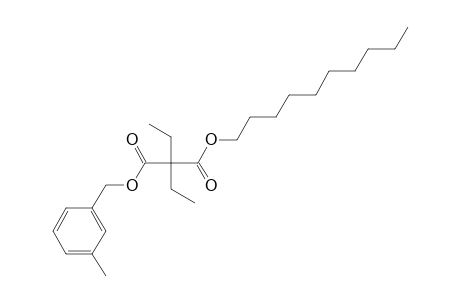 Diethylmalonic acid, decyl 3-methylbenzyl ester