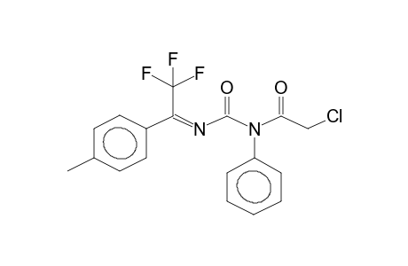 N-(ALPHA-TRIFLUOROMETHYL-4-METHYLBENZYLIDENE)-N'-PHENYL-N'-CHLOROACETYLUREA