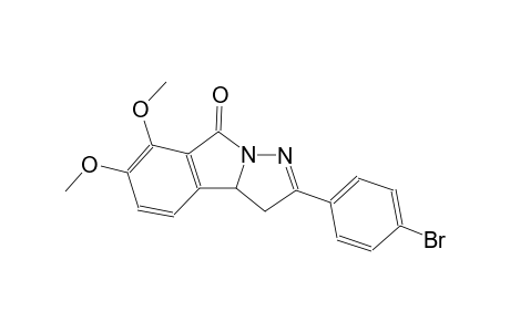 8H-pyrazolo[5,1-a]isoindol-8-one, 2-(4-bromophenyl)-3,3a-dihydro-6,7-dimethoxy-