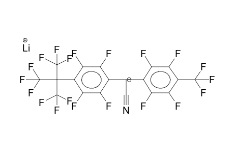 LITHIUM (4-NONAFLUORO-TERT-BUTYLTETRAFLUOROPHENYL)(4'-TRIFLUOROMETHYLTETRAFLUOROPHENYL)CYANOMETHANATE