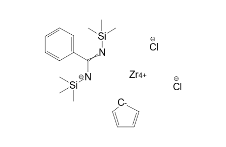 Cyclopentadienyl[bis(trimethylsilyl)benzamidinato]zirconium dichloride