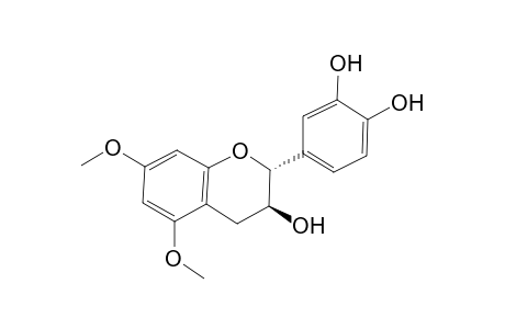(2R,3S)-4-(3-Hydroxy-5,7-dimethoxychroman-2-yl)benzene-1,2-diol