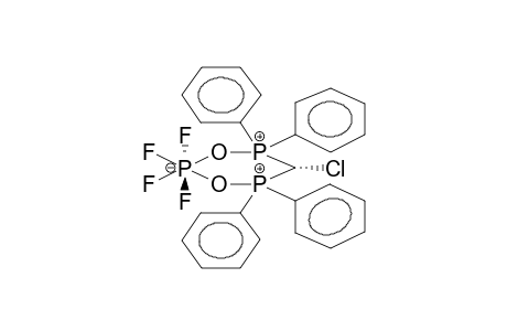 TETRAFLUORO[BIS(DIPHENYLPHOSPHORYL)CHLOROMETHANE]PHOSPHONIUM CATION