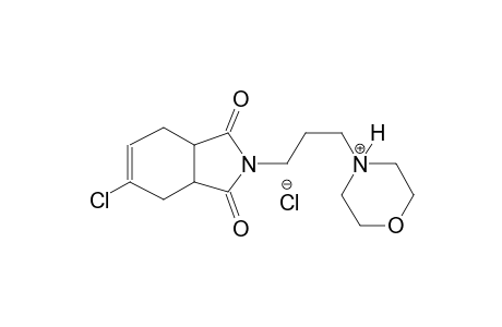 morpholinium, 4-[3-(5-chloro-1,3,3a,4,7,7a-hexahydro-1,3-dioxo-2H-isoindol-2-yl)propyl]-, chloride