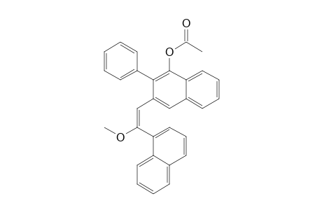 (E)-1-(Naphthyl)-2-(1-acetoxy-2-phenylnaphthyl)-1-methoxyethylene