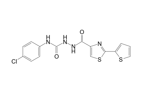 4-(p-chlorophenyl)-1-{[2-(2-thienyl)-4-thiazolyl]carbonyl}semicarbazide