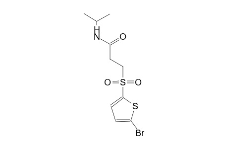 3-[(5-bromo-2-thienyl)sulfonyl]-N-isopropylpropanamide