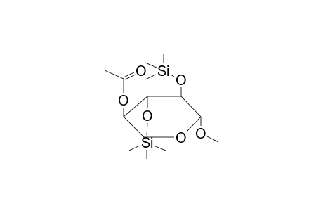 Methyl-4-O-acetyl-2,3-bis-O-trimethylsilyl.beta.-D-xylopyranosid