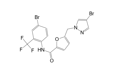 5-[(4-bromo-1H-pyrazol-1-yl)methyl]-N-[4-bromo-2-(trifluoromethyl)phenyl]-2-furamide