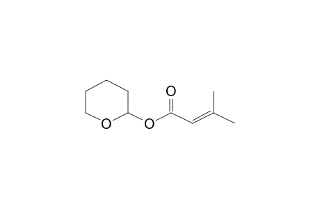 3-Methyl-2-butenoic acid 2-oxanyl ester