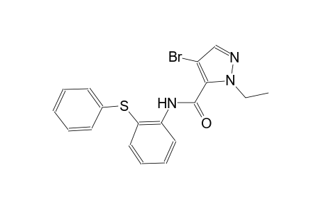 4-bromo-1-ethyl-N-[2-(phenylsulfanyl)phenyl]-1H-pyrazole-5-carboxamide