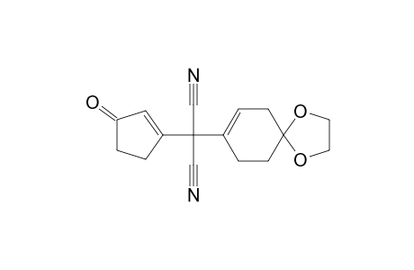 Propanedinitrile, 1-(1-cyclopenten-3-on-1-yl)-1-(1,4-dioxaspiro[4.5]dec-7-en-8-yl)-