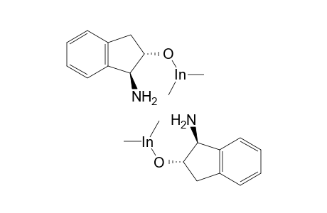 bis-(+/-)-dimethylindium-trans-1-amino-2-indanolate