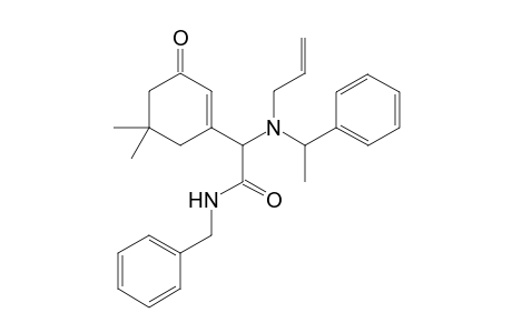 2-[Allyl-(1-phenyl-ethyl)-amino]-N-benzyl-2-(5,5-dimethyl-3-oxo-cyclohex-1-enyl)-acetamide